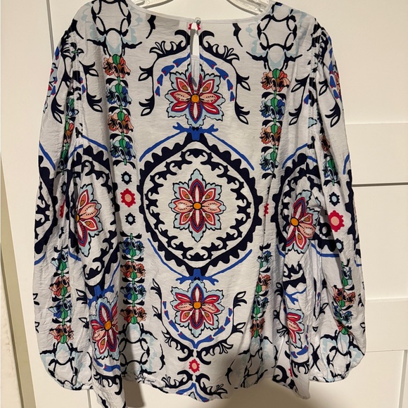Lane Bryant Multicolor Embroidered Blouse - Picture 4 of 4